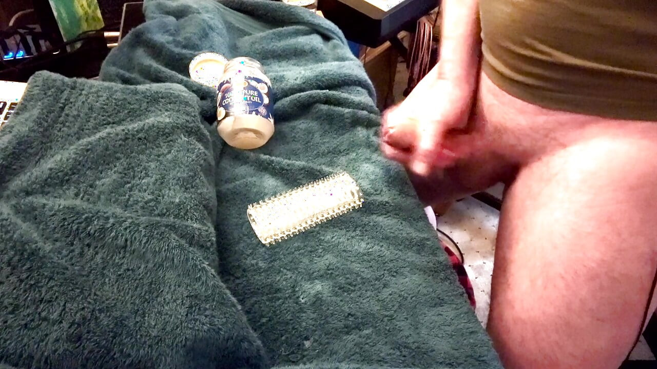 Old man fucks toy