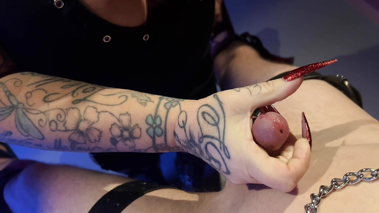 He surrenders to the pleasure of C.B.T.