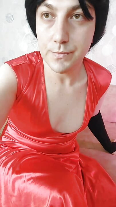 Red Dress Pretty Smooth Legs