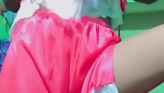 My Girl pressing her boobs and finger her horny pussy for cuck want to pregnent