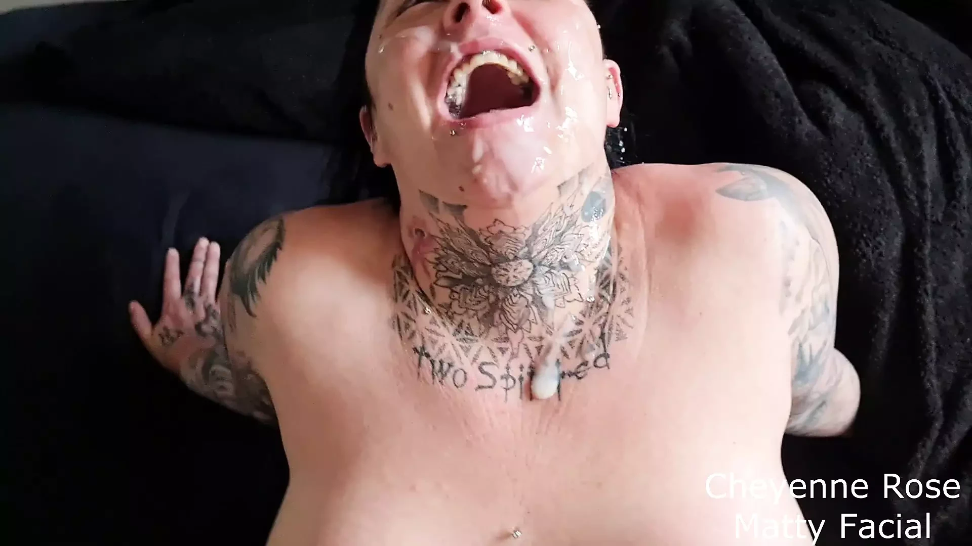 Sucking cock and taking a massive Facial feat. Cheyenne Rose ...