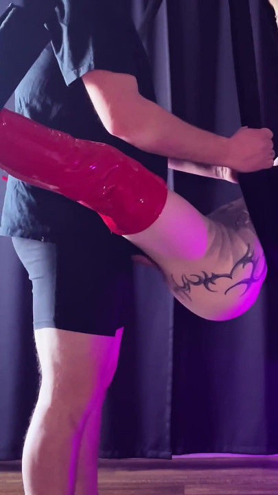 Sex Swing & Silicone Tits - She Needs It Hard