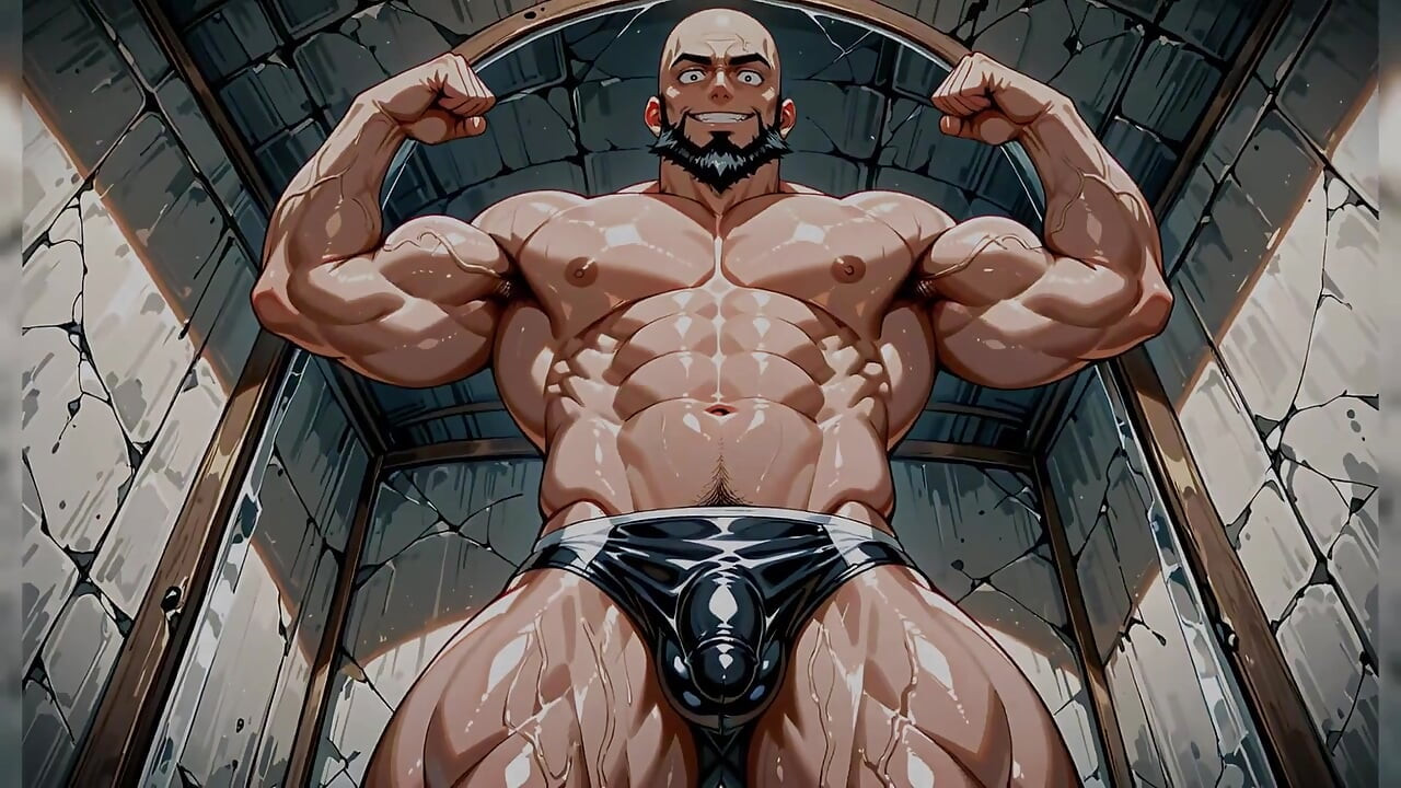 Des mecs sans chemise avec des bosses