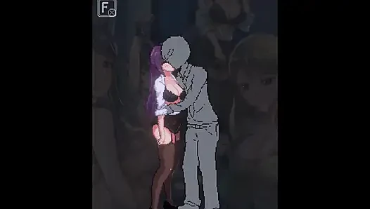 Hentai-spiel - geiles büromädchen