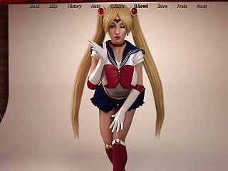 In Bloody Passion Cap 17 schickt mir meine Stiefschwester Bilder ihrer Vagina und Sailor Moon Cosplay