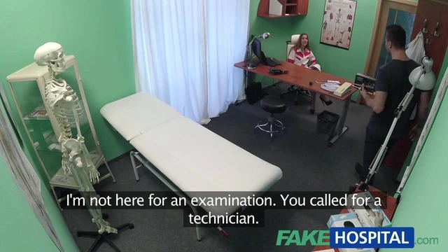 FakeHospital Technician paid with blowjob