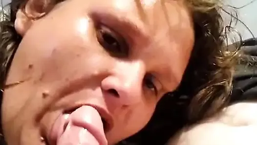 Stacy отсосала твой член, и ты трахнул ее и сперму на ее лицо в видео от первого лица ( сцены со спермой на fancentro (
