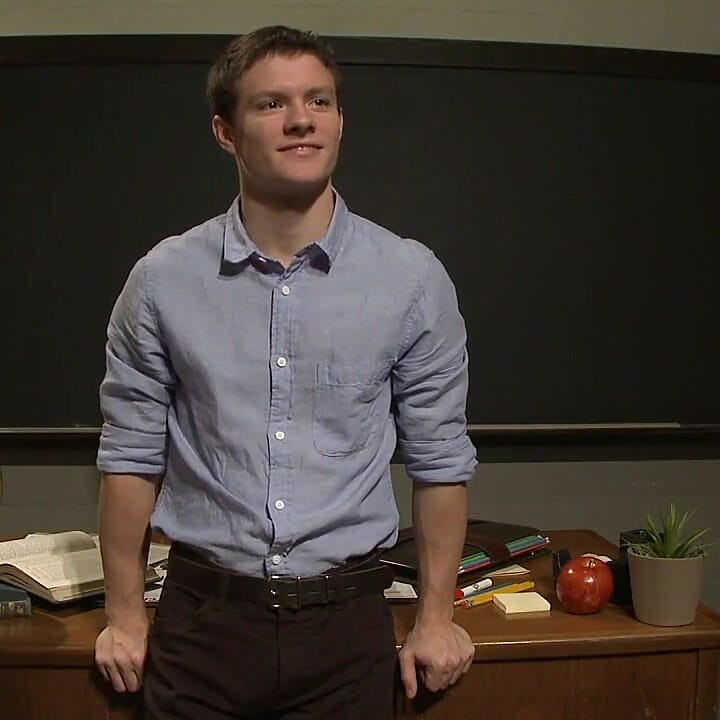 Hot Student Taken Down and Edged in the Classroom