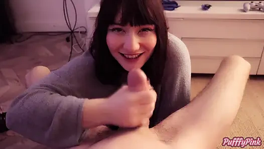 My REAL Best Friend's First Blowjob