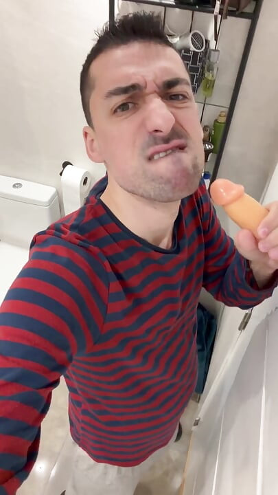 Sexy Stepdaddy Riding Dildo