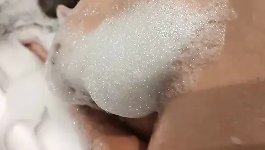 Hot Big Tits Stepsister in Bathroom Playing with Body. POV Perfect Tits and Tight Pussy