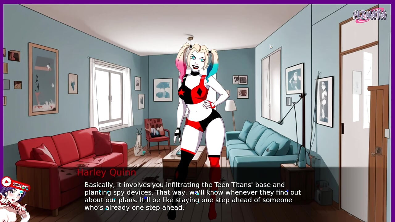 Testiranje donjem vešu u DC STRIPU. Skida se gola za mene. HD CRTANI FILM