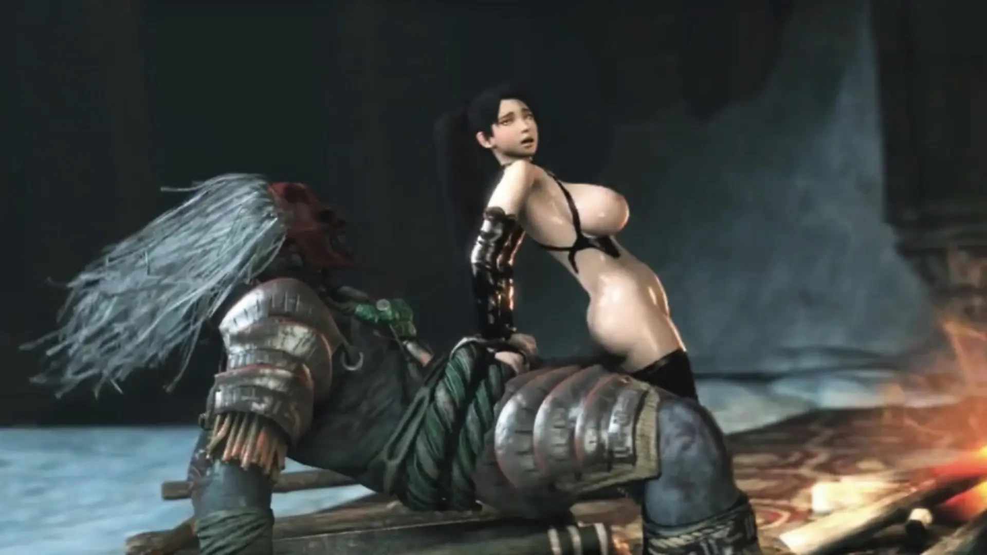 Could that fat dick really enter Momiji's tight pussy - 3D XXX Gameplay
