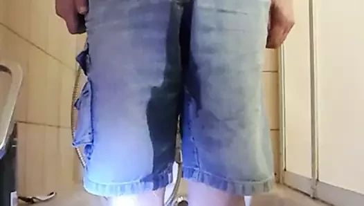 wetting jeans