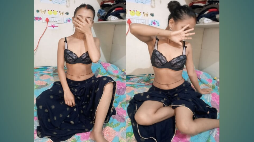 SORRY STEP-SISTER, Desi Village teen step-sister xxx video, Indian beautiful village step-sister sex video, full story Hindi Cle