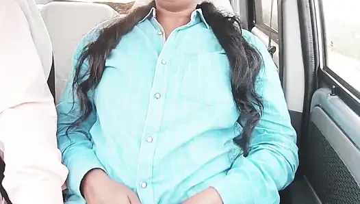 Step Dad and Step Daughter Car Sex Telugu Dirty Talks