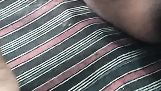 My boss's son saw me fingering my pussy and then made my sweet pussy