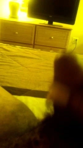 TS Carmyn playing with her dick