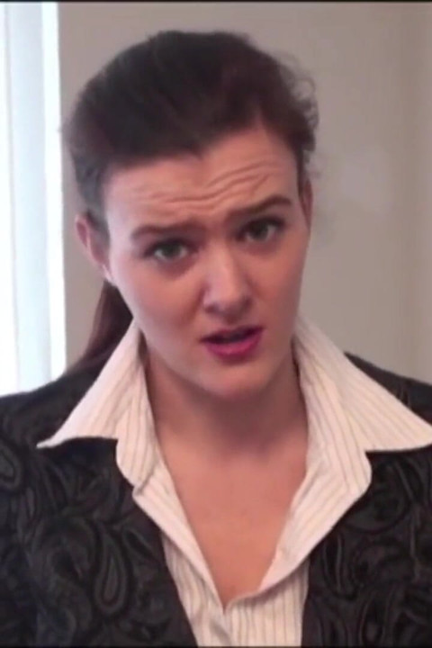 Stephanie brittisk kontorsflicka