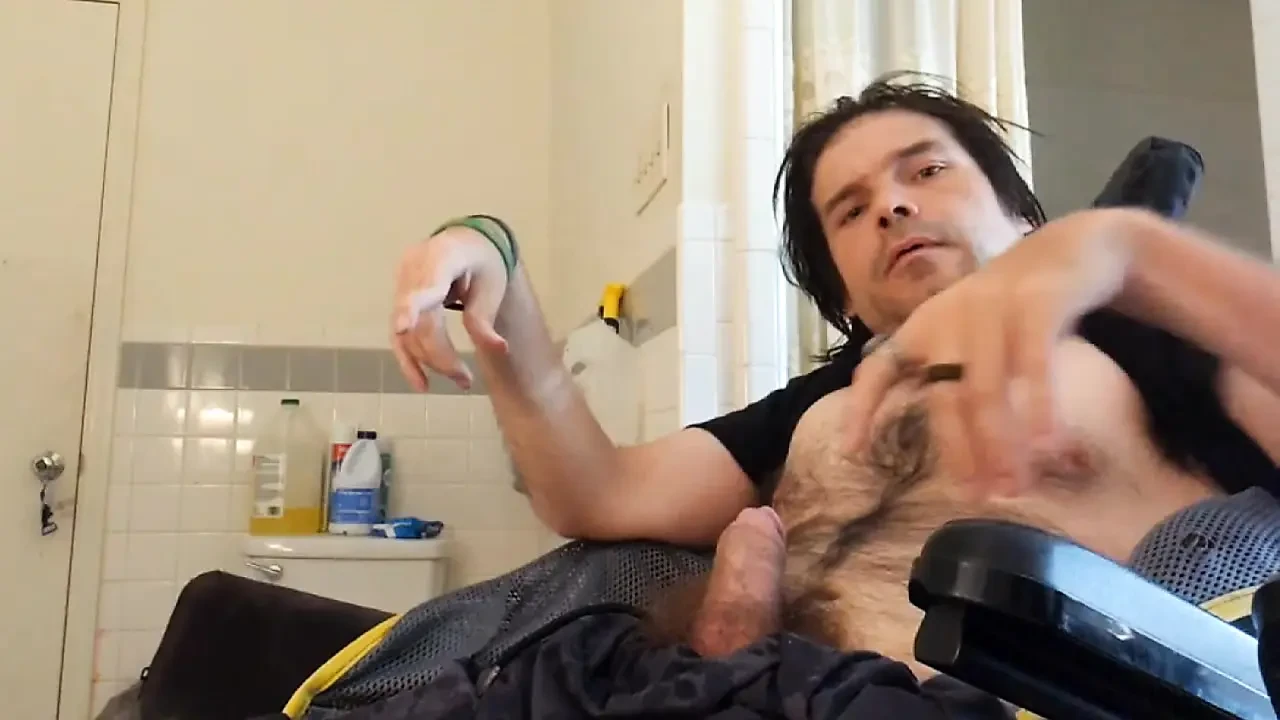 Kevy 69's Sexy Wheelchair Man Give you Two Orgasms to Cum with Him