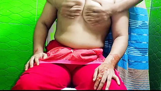 Stepsister Nadiya is surprised by her stepbrother's big cock and he fucks her big pussy while they are home alone