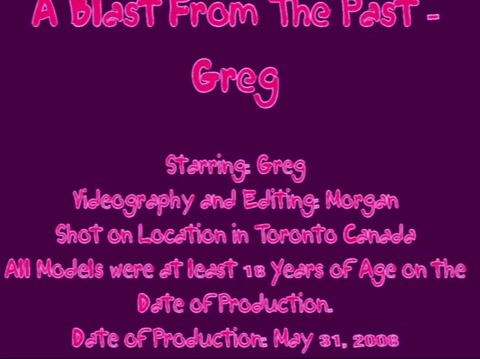 A blast from the past - Greg