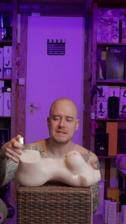 Bestrealdoll Electric sucking sex doll torso review | Clip 1