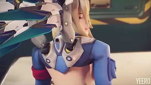 Uprising Mercy Bent Over And Fucked In Her Tight Ass (With Sound)