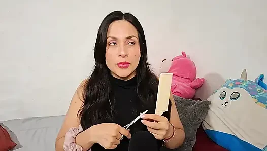 ASMR Roleplay YOUR GIRLFRIEND cuts your hair