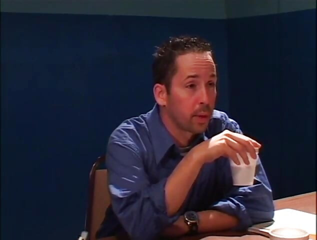 Cock in pussy cock in mouth sexy blonde in latex dress