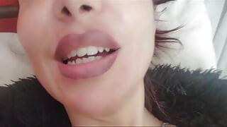 Kocaman geğirmeler, JOI ve senin gibi bir için mükemmel bir aşağılanma