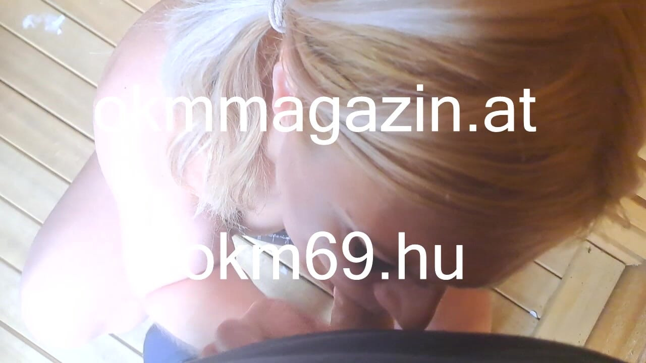 Vicky Wilfing blowjob in sauna