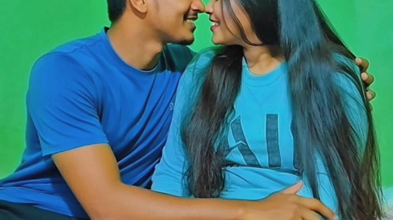 Full Deepthroat blowjob couple from north india