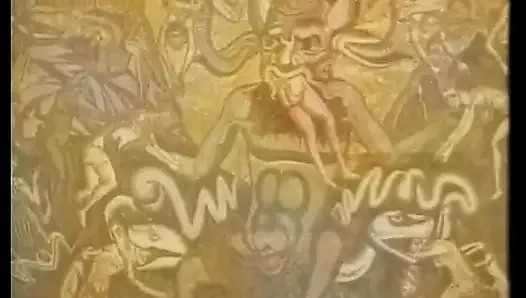 Hot and slut lady gangbanged in the XVIII century