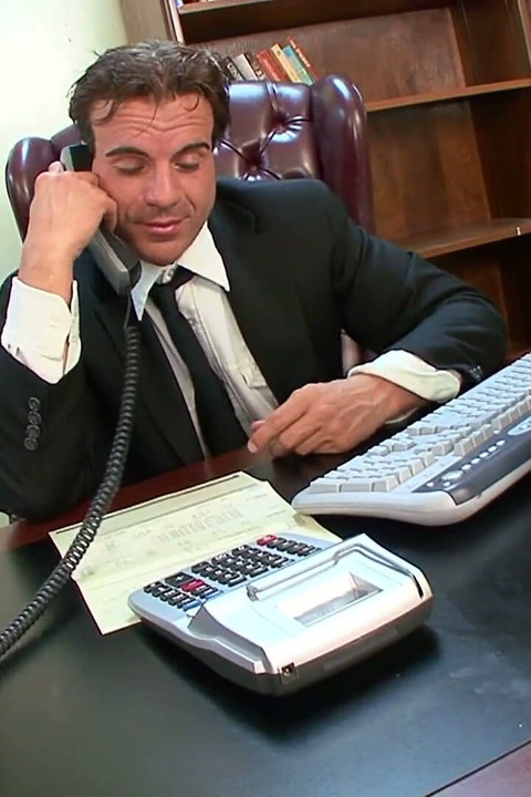 Petite young secretary gets fucked hard at work by older boss to not get fired