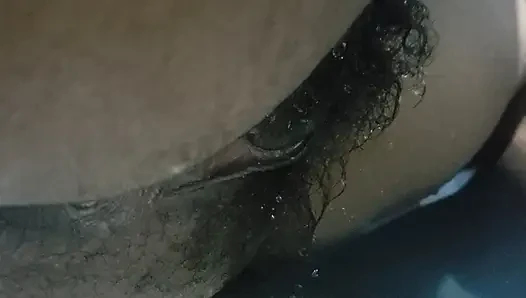 Hot Wife Big Pussy Standing Up On Water, Homemade Sex & Hairy Pussy Close up Carrying