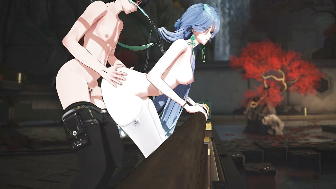 Titreyen dalgalar - qingxiao tutkulu seks sahnesi - 3 boyutlu hentai animasyonları
