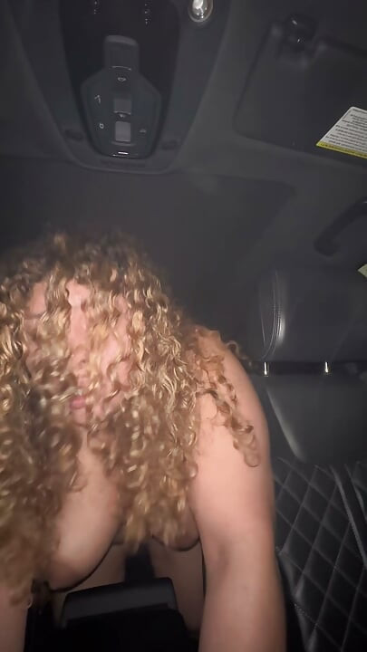 Latina riding cock in the backseat