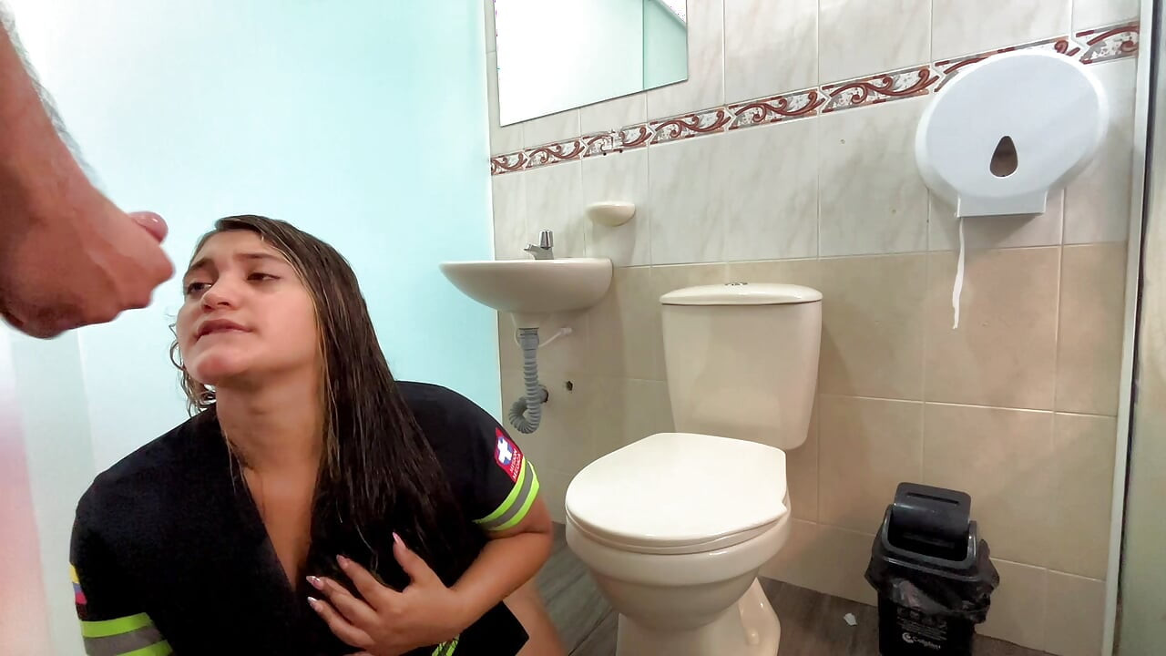 PARAMEDICS have sex in the hospital bathroom