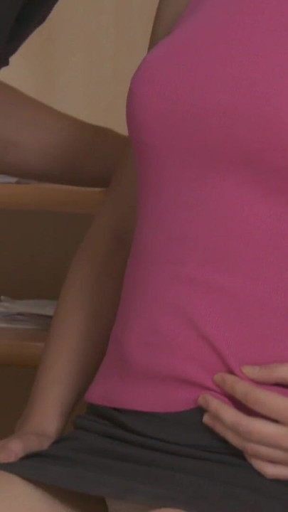 Epic moment from "Cute receptionist is seduced by a customer for hot sex with blowjob, fucking and violent cumshot"