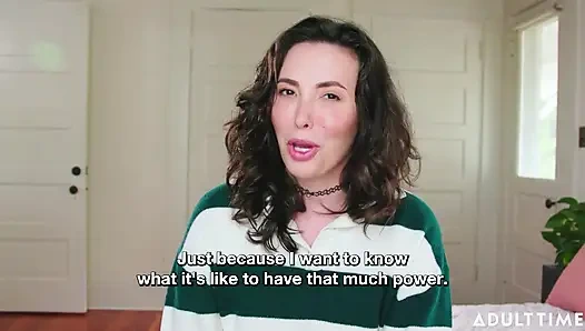 Casey Calvert bir hayranının değerli koleksiyonunu parçalıyor! | yıldızı röportajı | Adult Time