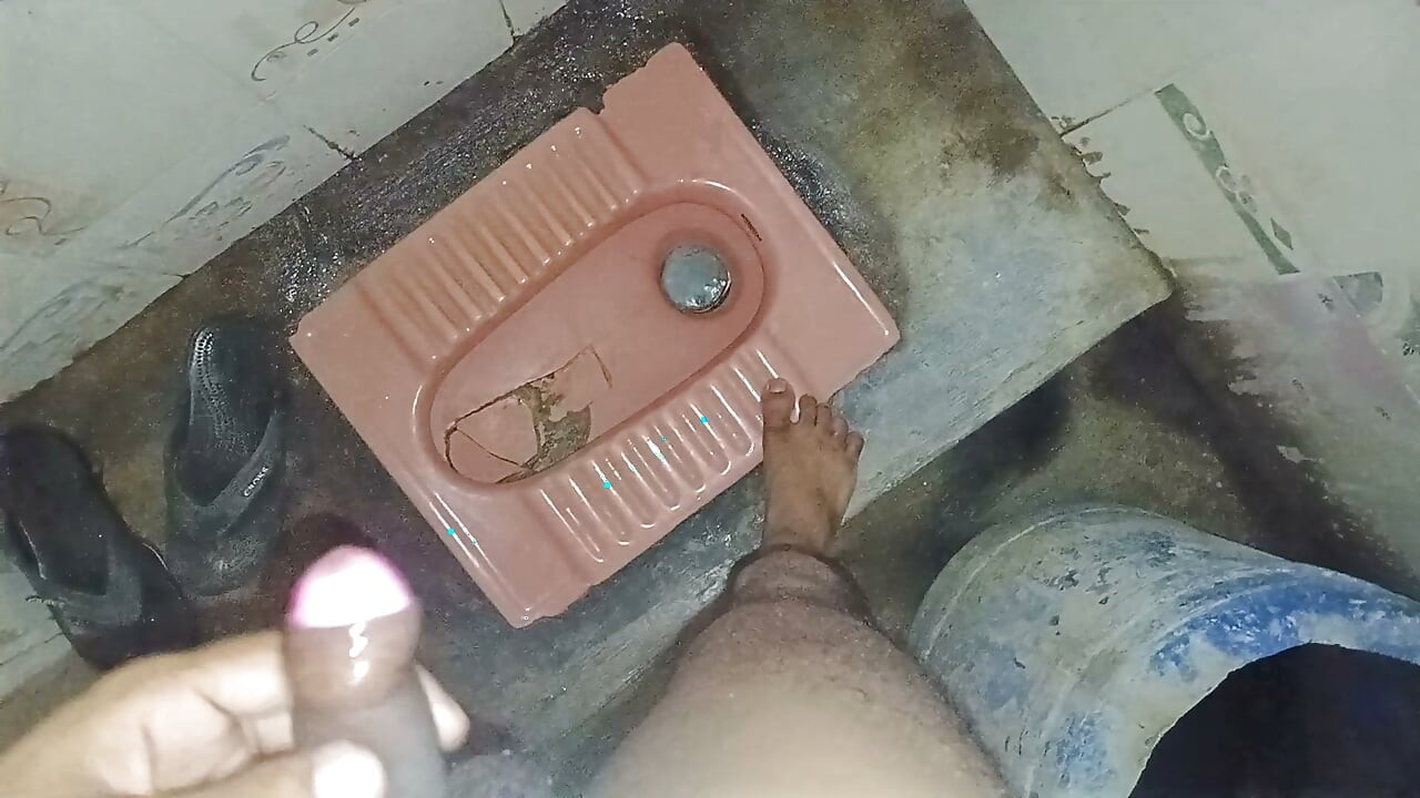 Bathroom me handjob