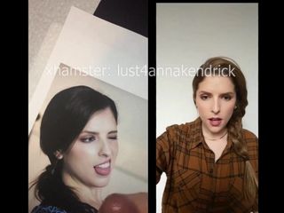 Anna Kendrick reacts to my cum tribute of her