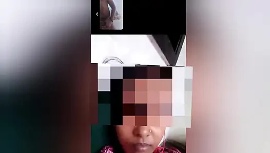 Video call sex Indian wife bhabhi ji ka mu me lena bhabhi