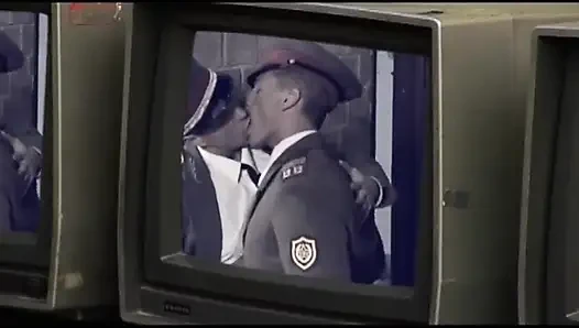 Hung Young Soldier Pounds His Muscular Lover Backdoor in the Barracks and Shoots a Thick Load