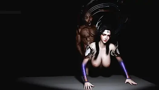 3 boyutlu kızıl tanrıça alevi uyandırıldı - 3 boyutlu animasyon hentai