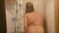 Sissy slut taking a shower