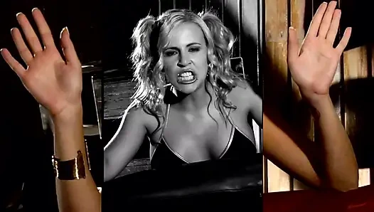 Reife schätzchen in wilder gruppenorgie tropft überall