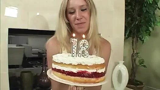 Perfect Blonde Babe Swallows Cum After Hot Anal Fuck
