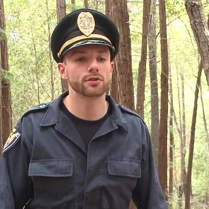 Officer Bullet - Ass Fucked and Edged in the Middle of the Woods